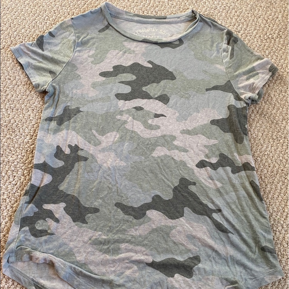 Aeropostale ‘Seriously Soft’ Camo Tee, Size S